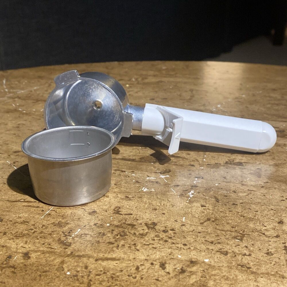 Krups Espresso Machine White Portafilter and Basket 963 972 985 993 867 871 872